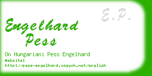 engelhard pess business card